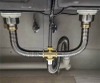 Bộ xả bồn rửa chén inox 2 ngăn ống xả bằng inox