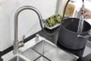 Vòi rửa chén nóng lạnh đầu loa kéo dài inox 304