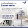 Quạt đứng ASIAVINA TURBO PLUS - VY639792 - Xám