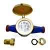 DN15- Đồng hồ nước truyền động từ tính 21mm Trung Đức - Không Kiểm Định