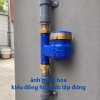 Đồng hồ nước Sanpo dẫn động từ lắp đứng thân gang nối ren 21mm 27mm 34mm - DN15 - DN20 - DN25 - có kiểm đinh/hiệu chuẩn