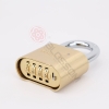 khoá 4 số Blossom NL1250 màu vàng đồng bằng thau