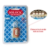 Khóa số thau 4 số cài đặt Solock 21mm