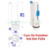 Van xả FV04 két rời 2 nhấn Paradise