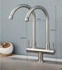 Vòi Rửa Chén Đôi Inox SUS 304 Cao Cấp – Bền Bẹp & Sang Trọng