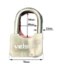 Khóa Veison 70mm inox SUS 304