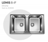 523039 - Chậu Rửa Chén Blanco LEMIS 8 IF Chrome - 523039