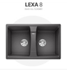 524961 - Chậu Rửa Chén Blanco LEXA 8 Rock Grey - 524961