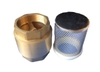 Luppe lò xo 27mm thau (DN20) - Kèm lưới - van 1 chiều lò xo nệm đồng