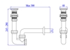 Bộ xả xi lavabo lật LV01