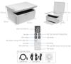 MFP M28W - MÁY IN LASER TRẮNG ĐEN HP PRO