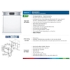 Máy Rửa Bát Bosch SMI46KS01E âm tủ bán phần - Hàng chính hãng - Bảo hành 3 năm