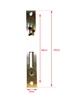 Khóa tay gạt inox 304 Jeely 304B