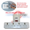 Ổ cắm chia nhiều ổ điện đă năng không dây có công tắc Lioa CKD4DN