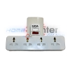 Ổ cắm chia nhiều ổ điện đă năng không dây có công tắc Lioa CKD4DN