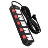 Ổ cắm điện 5 lỗ 3 chấu đa năng dây dài 2 mét và 5 mét Điện Quang SM750SL