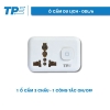 Ổ cắm du lịch, 1 ổ 3 chấu, 1 công tắc
