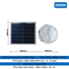 100W - Đèn Ốp Trần Năng Lượng Mặt Trời Mayorwolf