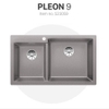 523059 - Chậu Rửa Chén Blanco PLEON 9 Alu Metallic - 523059