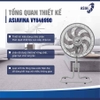 Quạt sàn ASIAVINA TURBO MAX - VY646990 - Xám