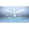TQ1380- RM - Quạt trần 3 cánh sắt 1,4 mét TQ1380 điều khiển remote