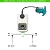 Ổ cắm máy bơm tích hợp rơ le phao điện an toàn 12V không lo rò điện ra bồn chứa nước