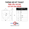 NẮP BÀN CẦU RƠI ÊM HA45 THÔNG MINH TỰ RỬA BẰNG CƠ HỌC, KHÔNG DÙNG ĐIỆN