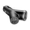 [159] Tẩu sạc xe hơi Baseus ( Ra tẩu và 2 đầu USB sạc nhanh )