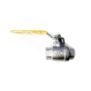 Van bi inox 304 tay gạt có ren 21mm