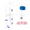 Bộ xả bồn cầu 2 nhấn liền khối Paradise cấp Piston VS0507