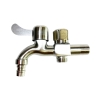 vòi nước 2 đầu ra độc lập làm bằng chất liệu inox 304