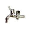 vòi nước 2 đầu ra độc lập làm bằng chất liệu inox 304