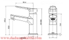 Vòi Lavabo nóng lạnh HC-LV03