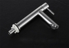 Vòi lavabo lạnh inox 304 mờ cao 17cm - 30cm đầu điếu
