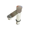 Vòi lavabo nóng lạnh inox mờ 304