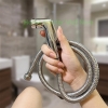 Vòi xịt vệ sinh XA606 AspaVN xi inox kiểu tay âm