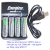 Máy sạc Pin Energizer kèm 4 viên pin AA 1300mAh - cấp nguồn sạc bằng cổng USB