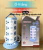 Mua 1 tặng 1 - Ổ cắm điện đa năng 4 tầng có cổng USB tặng quả cầu pha lê