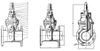 VAN CỔNG TY CHÌM NẮP CHỤP SHINYI (DN50-DN300)