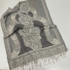 MS89 - Khăn dệt họa tiết đính cườm India