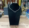 MS53 - Vòng cổ ngọc trai kết ziczac tone hồng
