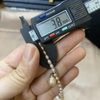 MS52 - Vòng cổ ngọc trai charm giọt nước tone hồng cam nhạt