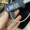 MS42 - Vòng cổ ngọc trai charm bạc hình nơ