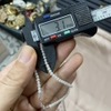 MS43 - Vòng cổ ngọc trai dáng choker khóa bạc charm tim bé
