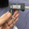 MS197 -  Vòng cổ trai xám sợi mảnh