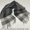 MS25 - Khăn dạ wool kẻ