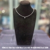 MS197 -  Vòng cổ trai xám sợi mảnh