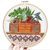 Set thêu hiện đại mẫu xương rồng