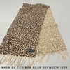 MS31 - Khăn dạ wool họa tiết da báo