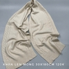 MS49 - Khăn len trơn be